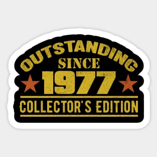 Outstanding Since 1977 Sticker